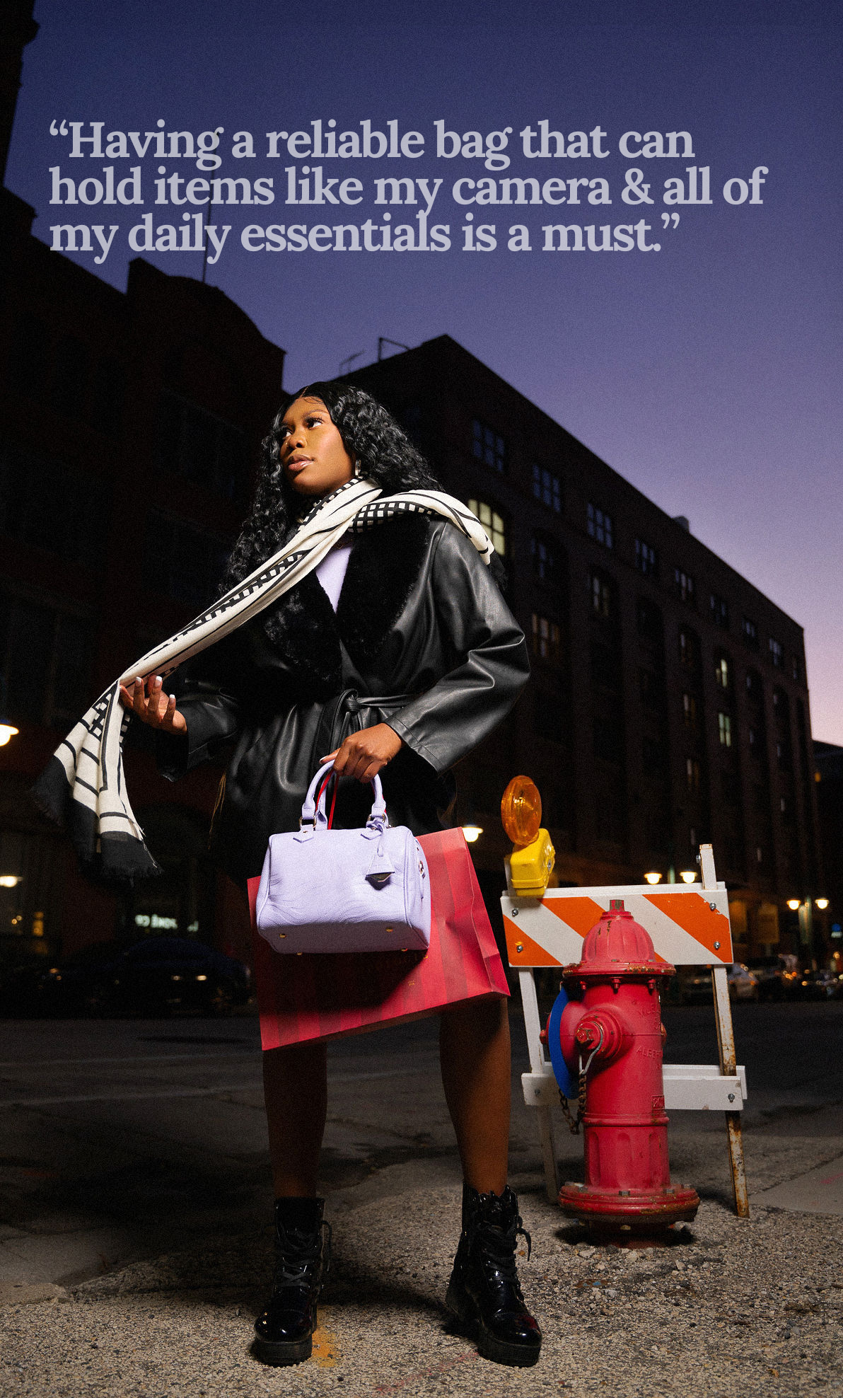 Model Testimonial KIOR COUTURE Boston Bag