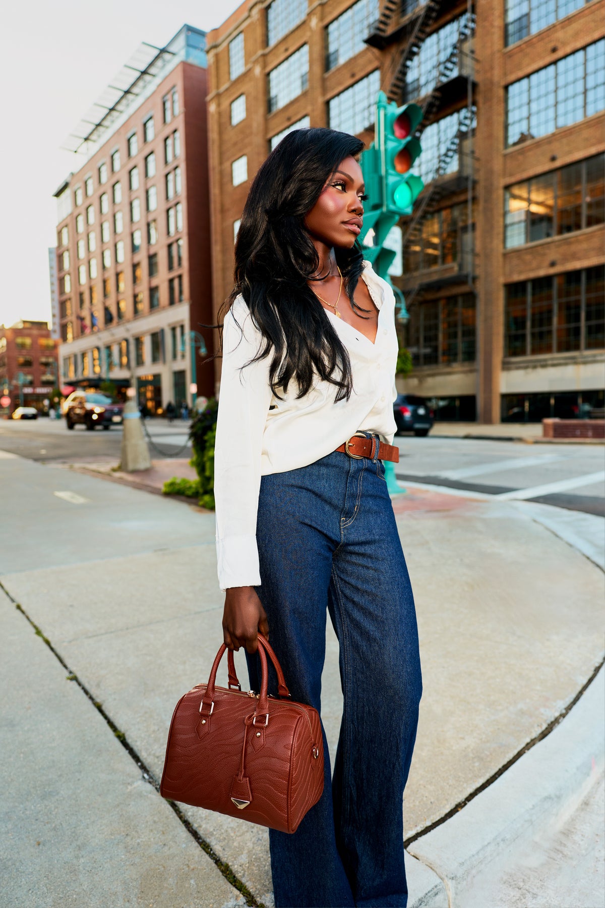 Cocoa Cloud Boston Bag