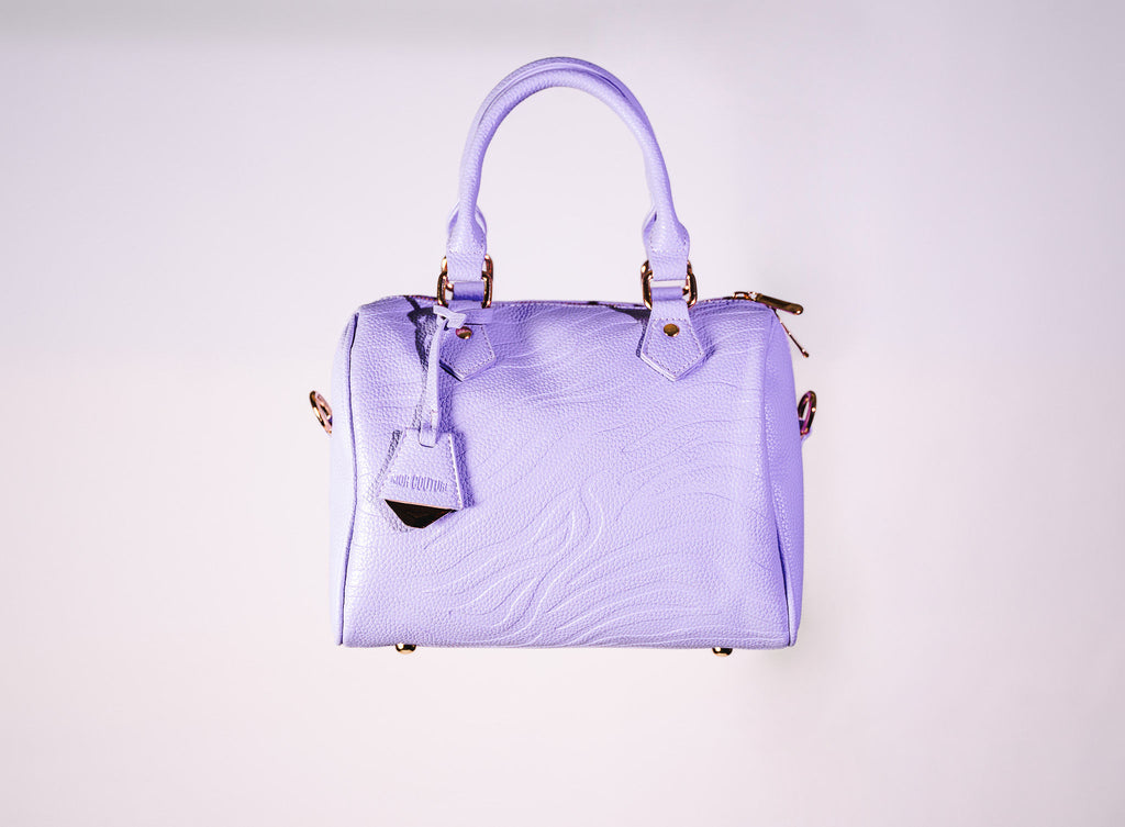 Lilac Cloud Boston Bag