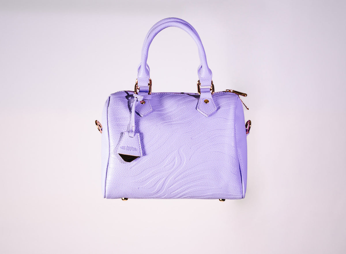 Lilac Cloud Boston Bag