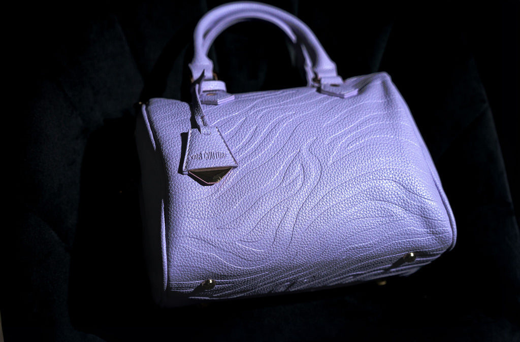 Lilac Cloud Boston Bag