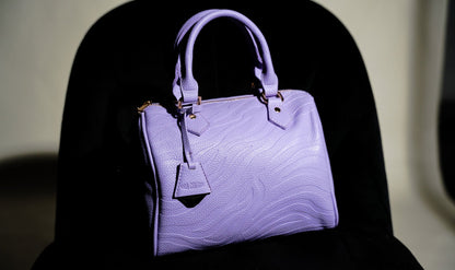 Lilac Cloud Boston Bag